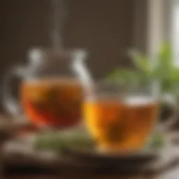A soothing herbal tea to relieve nasal congestion