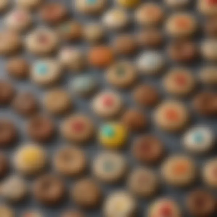An array of cookies showcasing different varieties and decorations