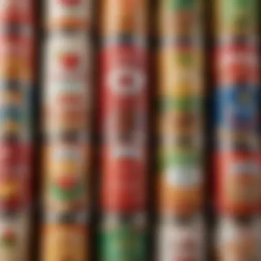 Nutritional Benefits of Canned Foods A selection of canned goods and their labels highlighting nutritional information