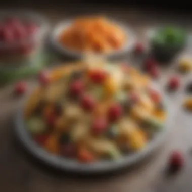 Freeze-Dried Options: Lightweight Nutrition An assortment of freeze-dried fruits and vegetables for survival kits