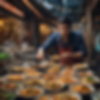 Thai Street Food Experience An array of street food offerings that depict the casual dining culture in Thailand