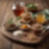 A selection of natural sweeteners on a wooden table