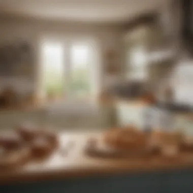 A Welcoming Kitchen for Allergy-Free Baking A cozy kitchen setting with allergy-free bread being prepared.