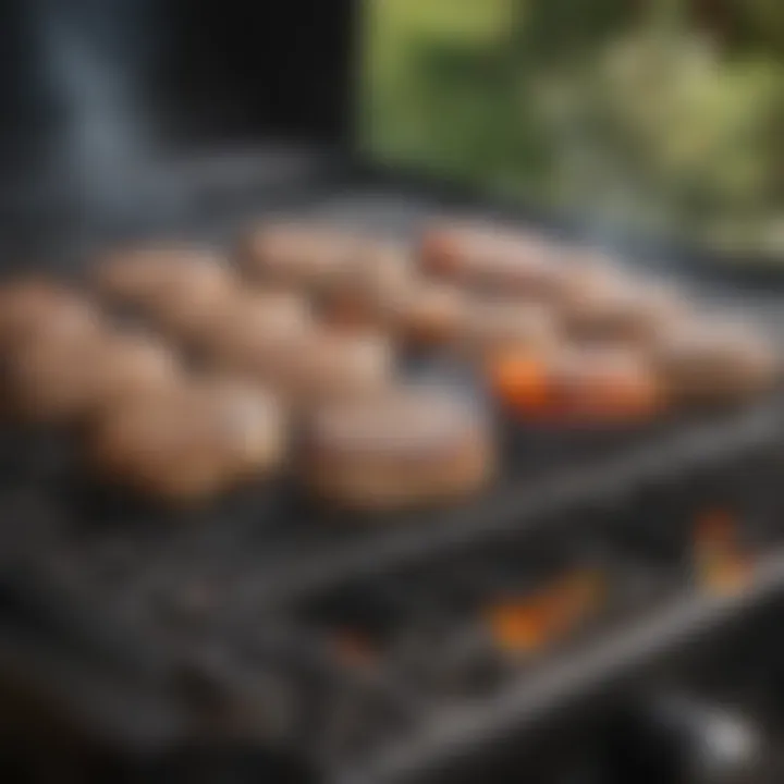 Practical tips for maintaining grill hygiene presented visually