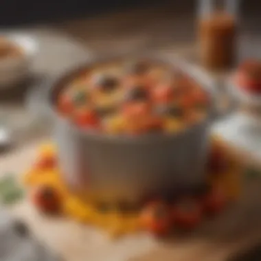 A colorful ratatouille made with canned tomatoes