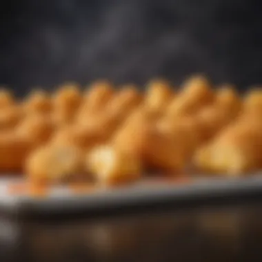 A variety of cheese-filled chicken nuggets showcasing different flavors and styles