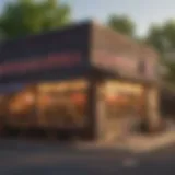 A vibrant exterior view of Corky BBQ restaurant in Memphis