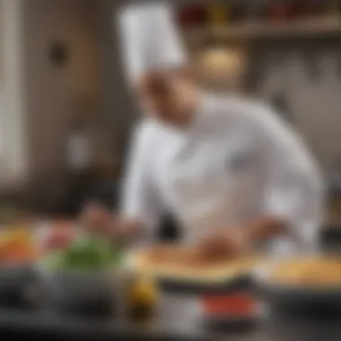 Fostering Talent: Michael Sebastian's Mentorship in Action Engaging interaction in a culinary mentorship setting