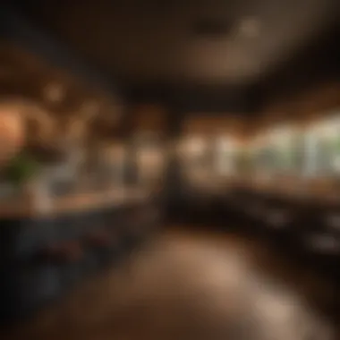 Cozy Cafe Atmosphere in Raleigh A cozy interior of a popular cafe reflecting the warm atmosphere of Raleigh.