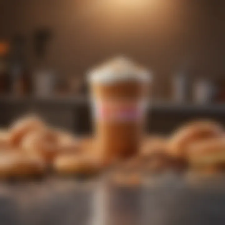 An engaging marketing campaign promoting Dunkin Apparel.