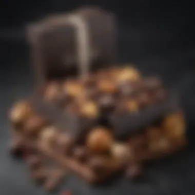 Gourmet Gift Box of Assorted Treats A beautifully arranged gift box filled with gourmet chocolates and treats
