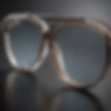 High-Index Lenses and Their Benefits A close-up of high-index lenses illustrating lightweight properties