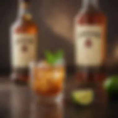 The Perfect Pairing: Jameson and Ginger Beer Elegant glass of Jameson whiskey with ginger beer