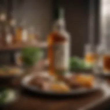 Elevated Experience: Table Settings with Jameson Stylish table setting with Jameson whiskey and ginger beer pairings