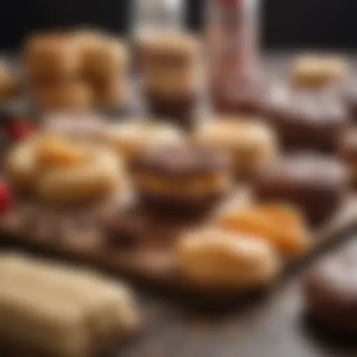 A vibrant display of assorted paleo treats including coconut macaroons and fruit bars