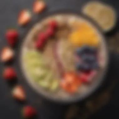 Protein-Packed Smoothie Bowl A delicious smoothie bowl topped with seeds and fruits