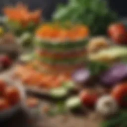 A vibrant assortment of fresh vegetables showcasing the beauty of plant-based ingredients.