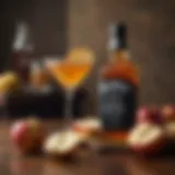 A beautifully arranged cocktail featuring Jack Daniel's Apple Cider and fresh apples