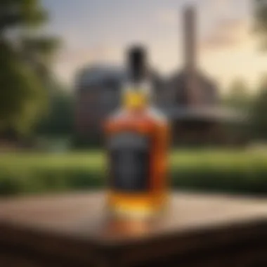 A scenic view of the distillery where Jack Daniel's Tennessee Honey is produced.