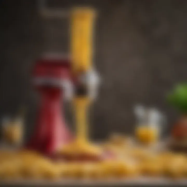 Various types of pasta made with the KitchenAid pasta press