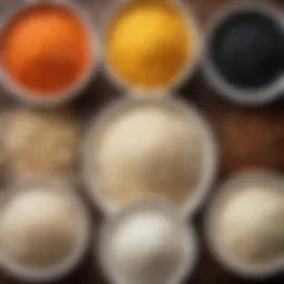 A close-up of a bowl filled with low sugar rice varieties showcasing different colors and textures.