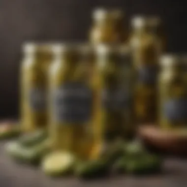 Heritage of McClure Pickles Vintage McClure Pickles jars showcasing the brand's heritage