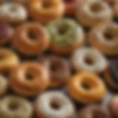 A variety of toppings for bagels displayed elegantly