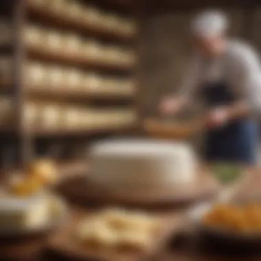 Traditional Methods of Oka Cheese Production Oka cheese production in a traditional setting
