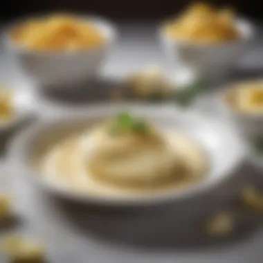 A beautifully arranged dish showcasing mayonnaise as a key ingredient.