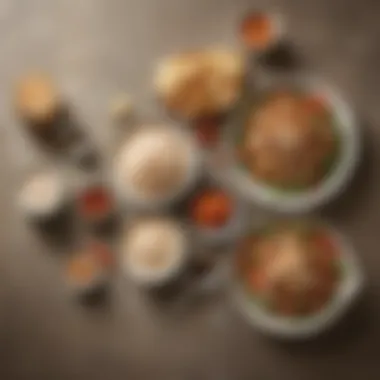 An array of dishes showcasing the versatility of chipotle ranch dressing as a condiment.