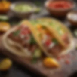Vibrant ingredients for spicy ranch taco sauce