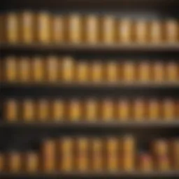 A vibrant display of various canned sweetcorn products on a kitchen shelf
