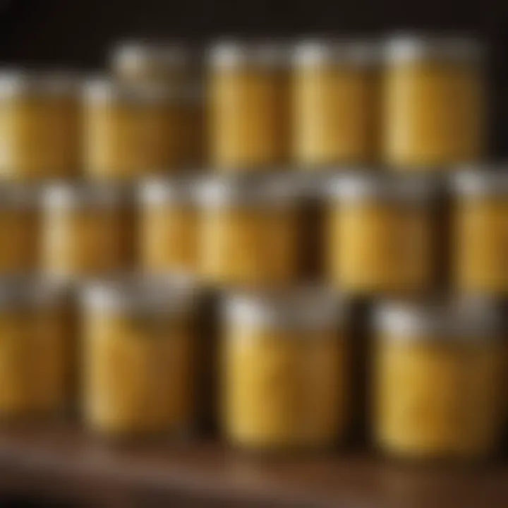 A historical timeline illustrating the evolution of sweetcorn canning