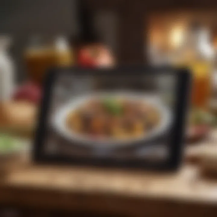 An artistic representation of the stories and heritage behind tablet recipes
