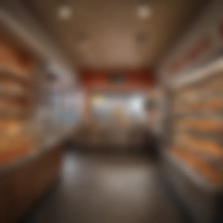 The vibrant interior of a renowned bagel shop in New York.