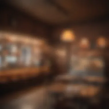 Unique Coffee Shop Ambiance Cozy coffee shop ambiance with unique decor