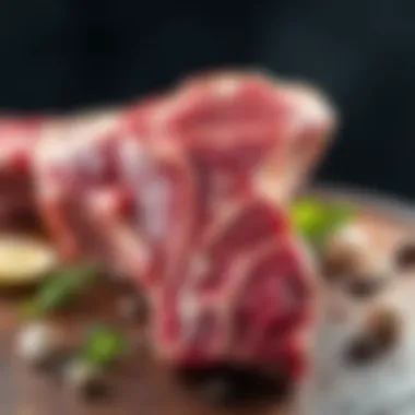 Beef Anatomy Breakdown Detailed diagram illustrating the anatomical sections of beef