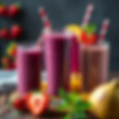 Delicious variety of lunch smoothie recipes
