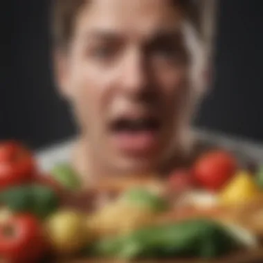 Dietary Factors Contributing to Burping Chart showing common dietary triggers for excessive burping