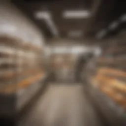 A modern bakery showcasing innovative design and layout