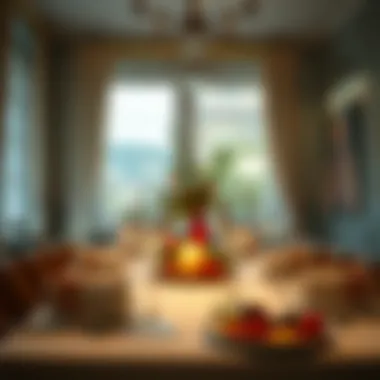 An elegant dining setting showcasing traditional French table etiquette