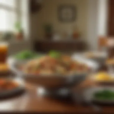 A classic Southern dish served in a communal setting