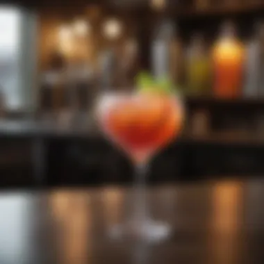 A unique cocktail featuring regional flavors