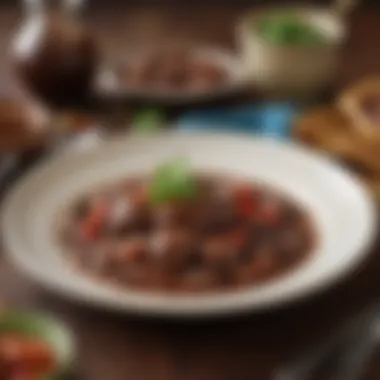 Mole Sauce: The Heart of Mexican Cooking A rich and hearty Mole sauce, symbolizing the complexity of Mexican flavors