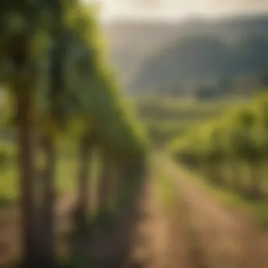 Vineyard of Prosecco A picturesque vineyard in Italy ripe for prosecco production