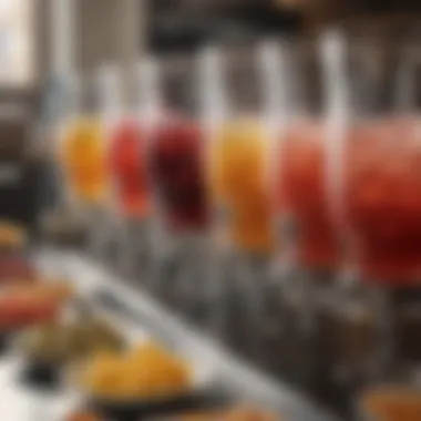 Celebration in a Glass: Punch Dispensers at Events A vibrant punch dispenser filled with colorful beverages at a festive gathering