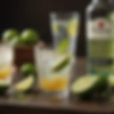Historical Significance of Tonic and Lime in Beverages Historical depiction of tonic and lime in traditional beverages