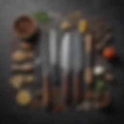 A curated selection of culinary tools designed for the gourmet chef