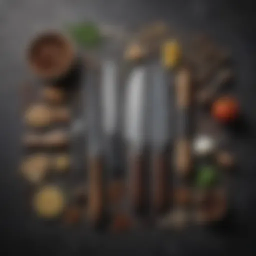 A curated selection of culinary tools designed for the gourmet chef