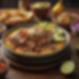 Vibrant Mexican cuisine showcasing traditional dishes